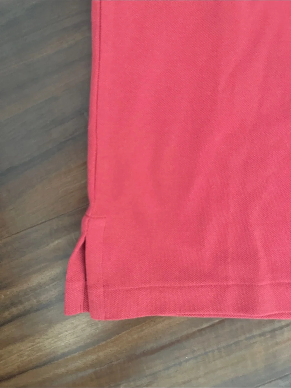 New Big Polo by Ralph Lauren Red & Navy Horizontal Stripe Polo Shirt